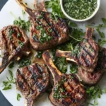 Delicious Grilled Lamb Chops with Herb Sauce in Under 30 Minutes 42 Grilled Lamb Chops with Herb Sauce