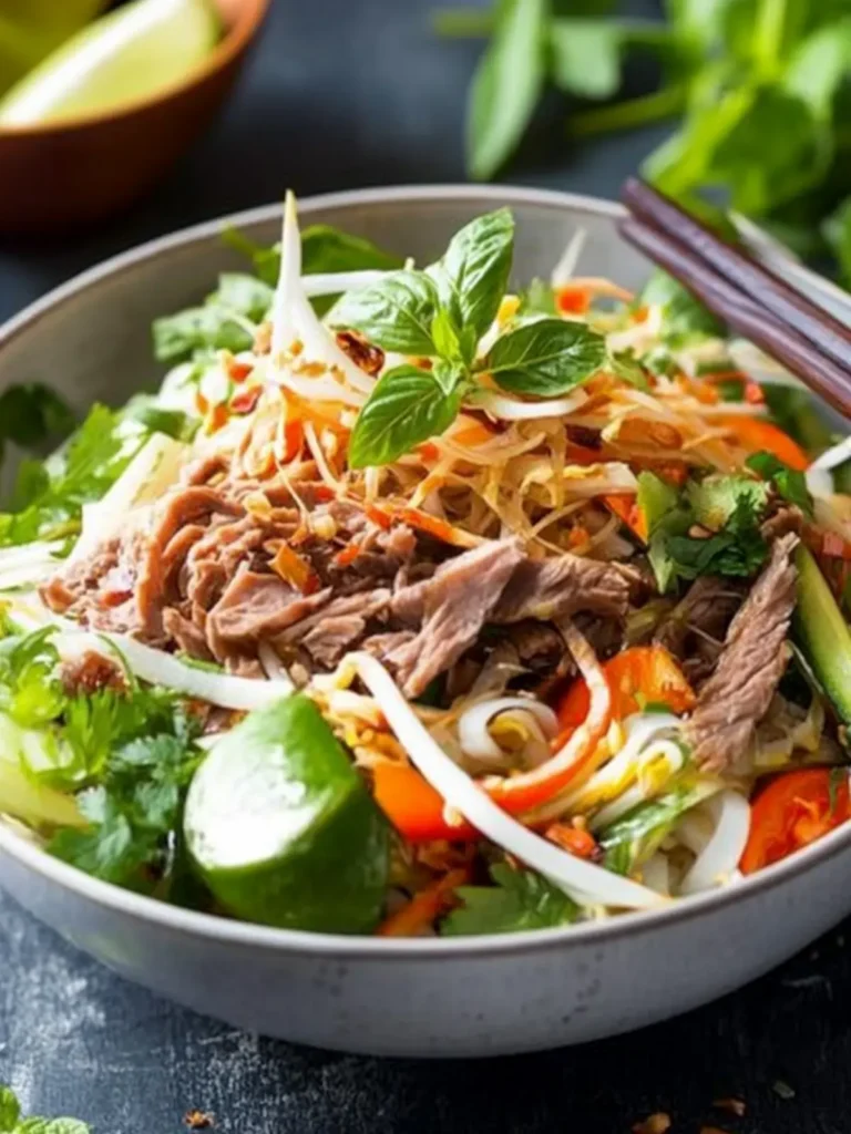 Vietnamese Beef Noodle Salad