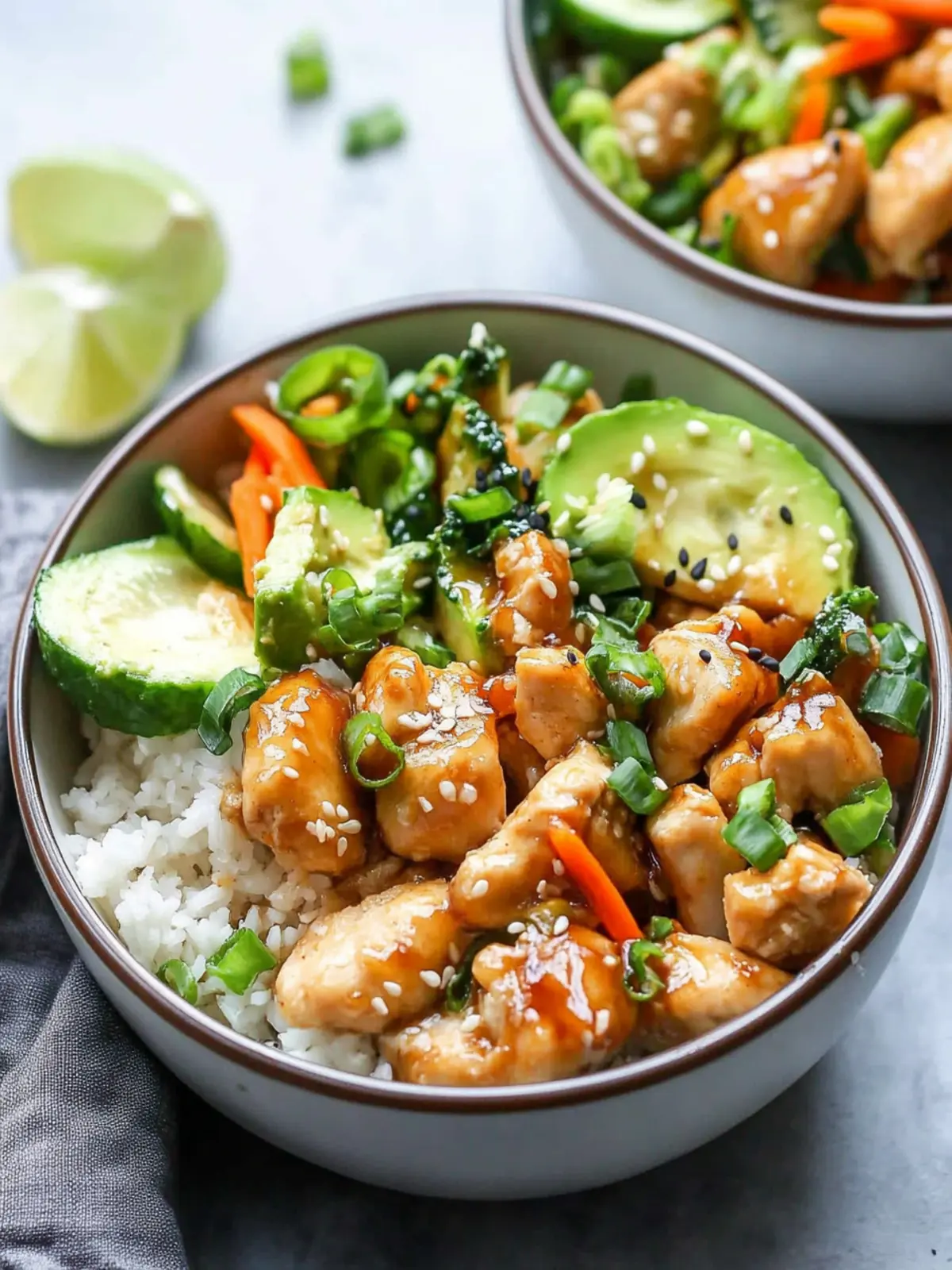 Delicious Honey Sesame Chicken Meal Prep Bowls for Busy Nights 2 Honey Sesame Chicken Meal Prep Bowls