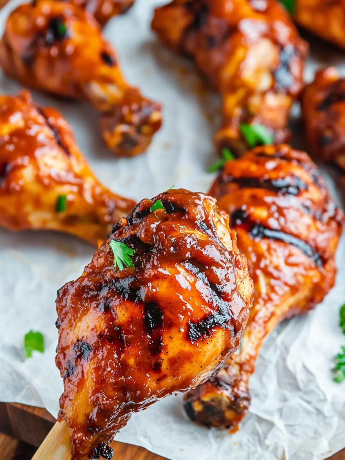 Grilled BBQ Chicken Drumsticks