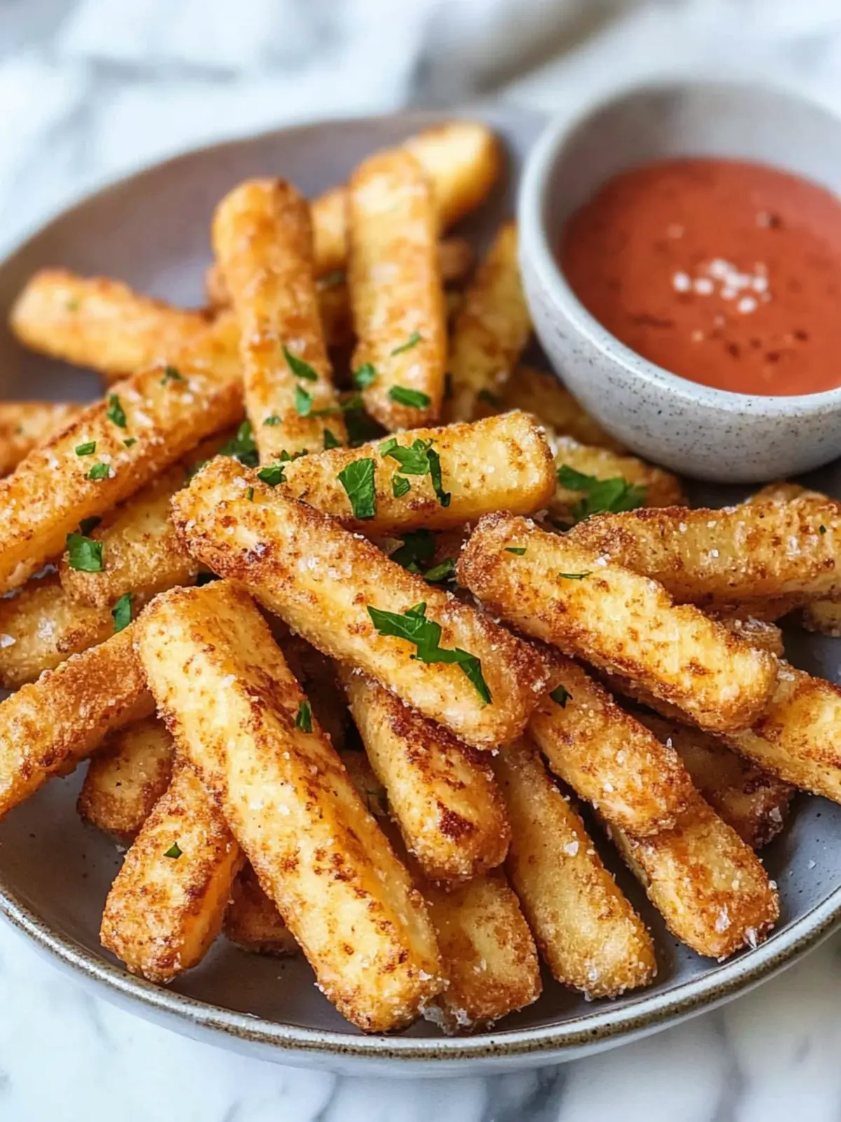 Crispy and Cheesy Air Fryer Halloumi Fries You'll Crave! 2 Crispy and Cheesy Air Fryer Halloumi Fries