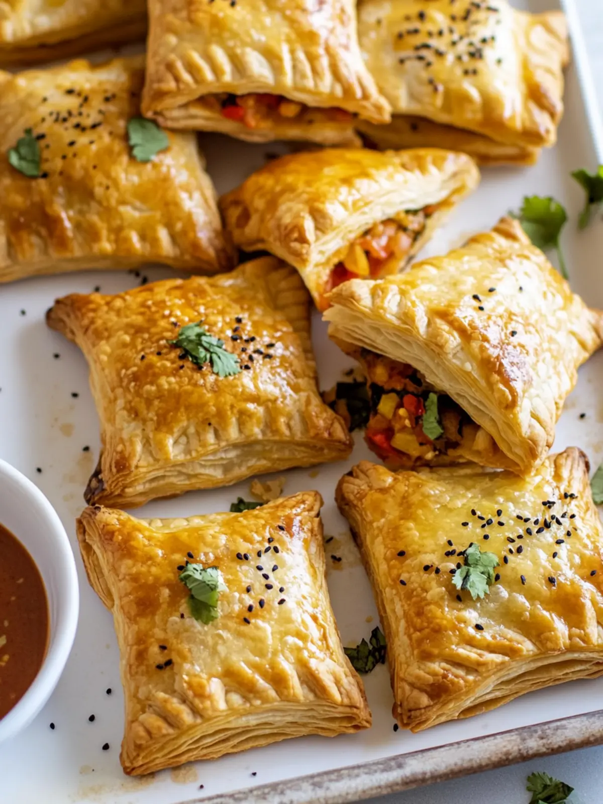 Paneer Puff Pastry