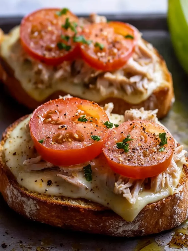 Open Faced Tuna Melts {Broiled or Baked)