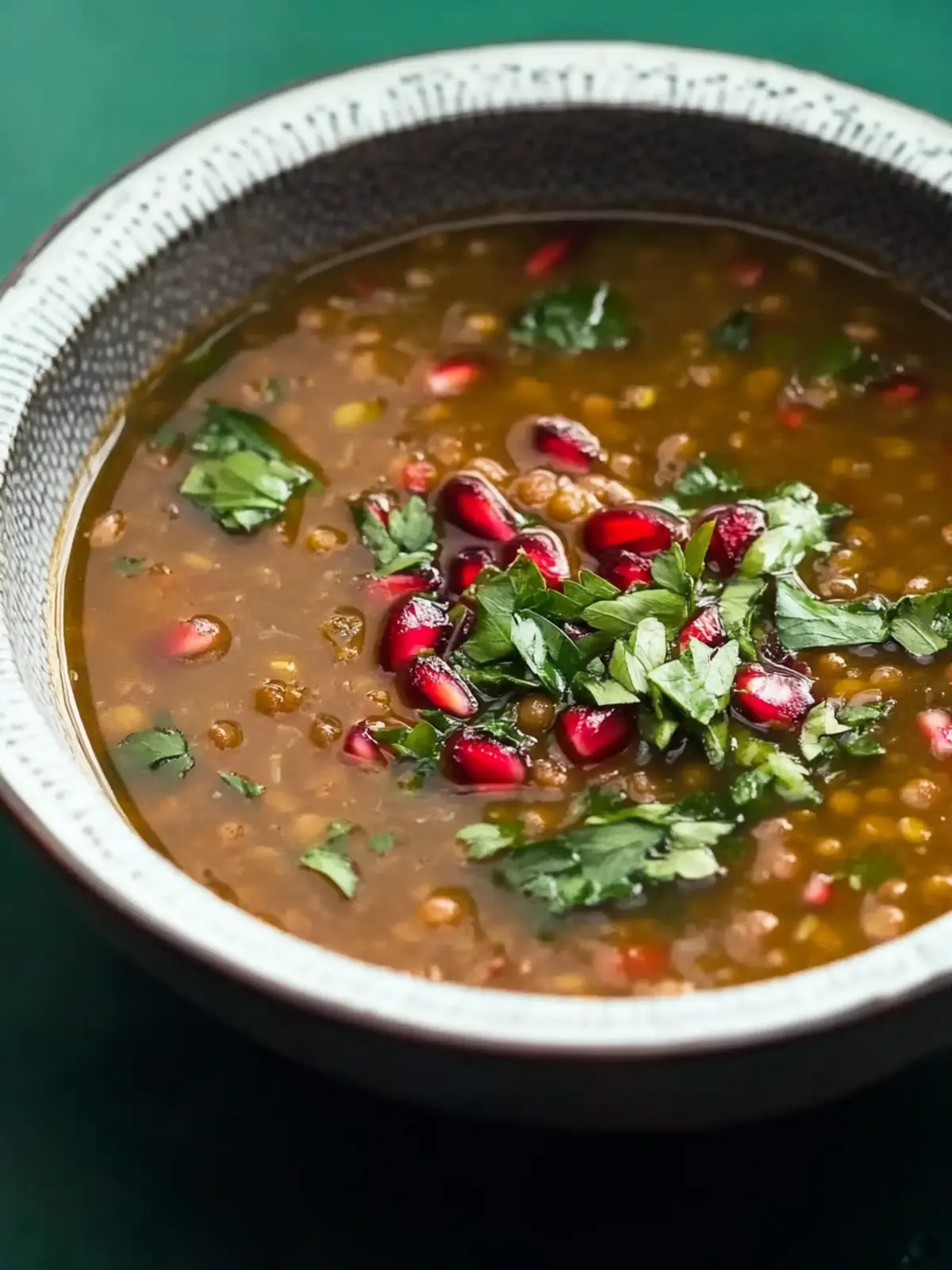 Pomegranate Lentil Soup: A Cozy Vegan Delight You’ll Love 4 Pomegranate Lentil Soup