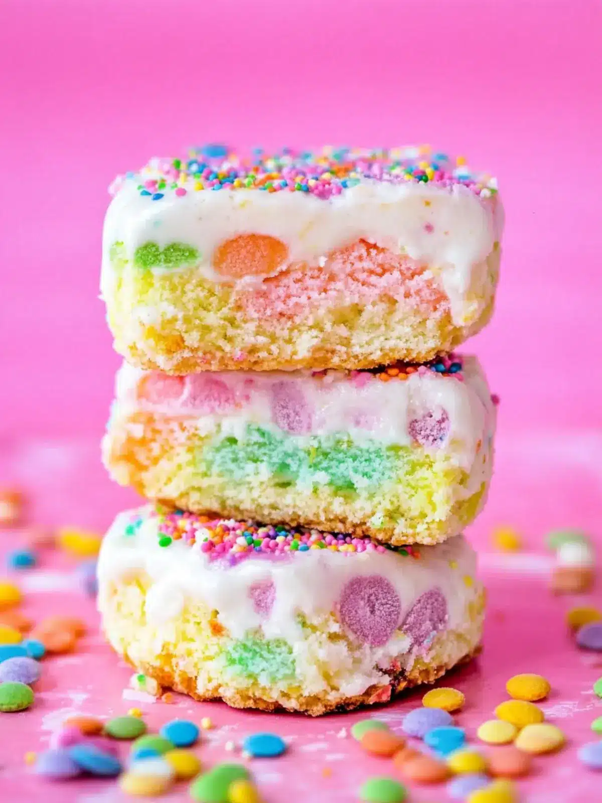 The Best Rainbow Ice Cream Sandwich: A Fun Summer Treat 2 The Best Rainbow Ice Cream Sandwich