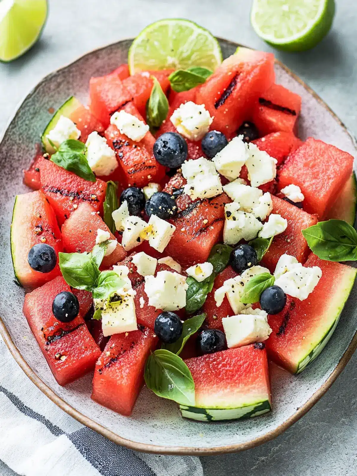 Grilled Watermelon Salad: A Refreshing Summer Delight 2 Grilled Watermelon Salad
