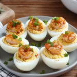 Cajun Deviled Eggs With Shrimp