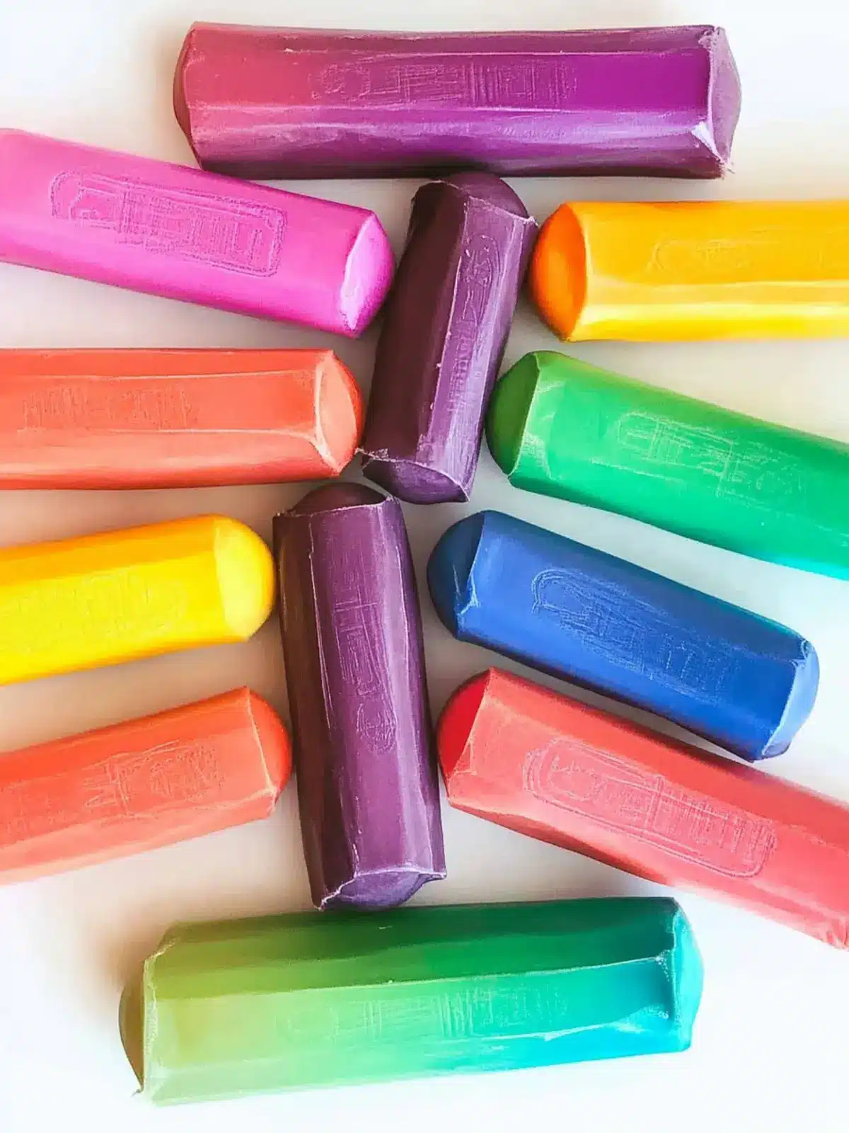Rainbow DIY Edible Crayons Recipe