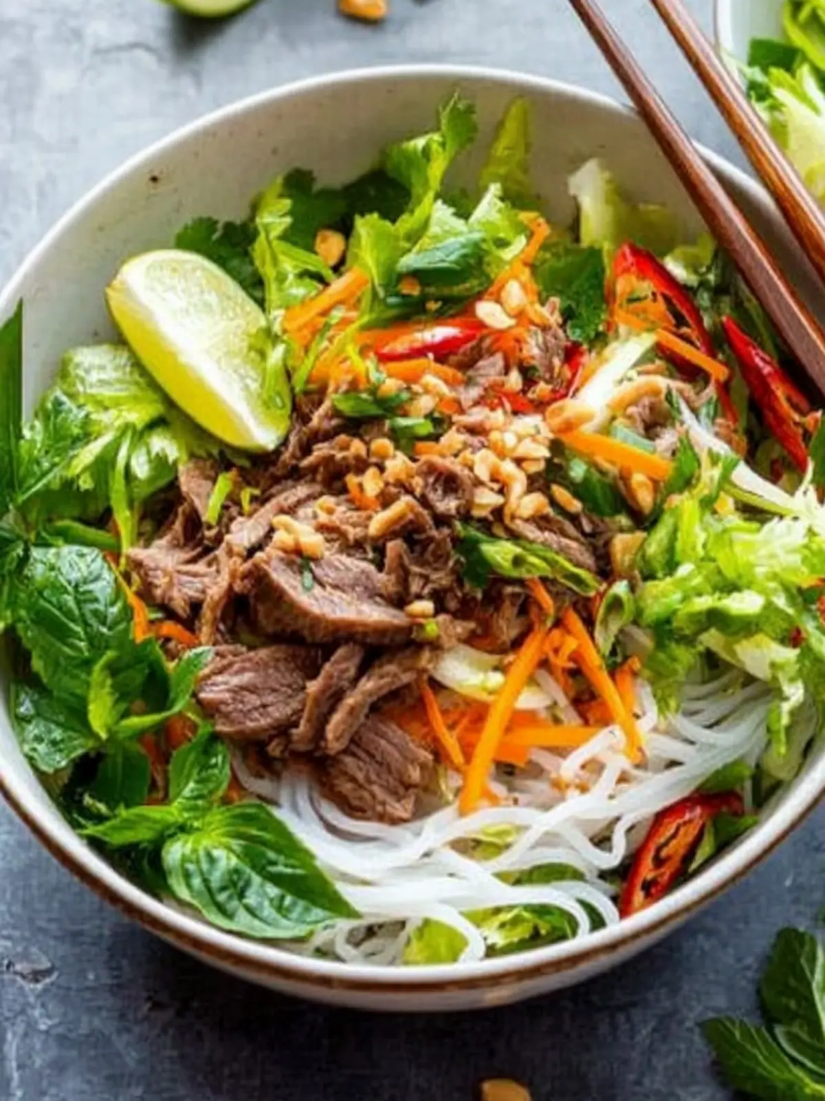 Delicious Vietnamese Beef Noodle Salad Ready in 30 Minutes 2 Vietnamese Beef Noodle Salad