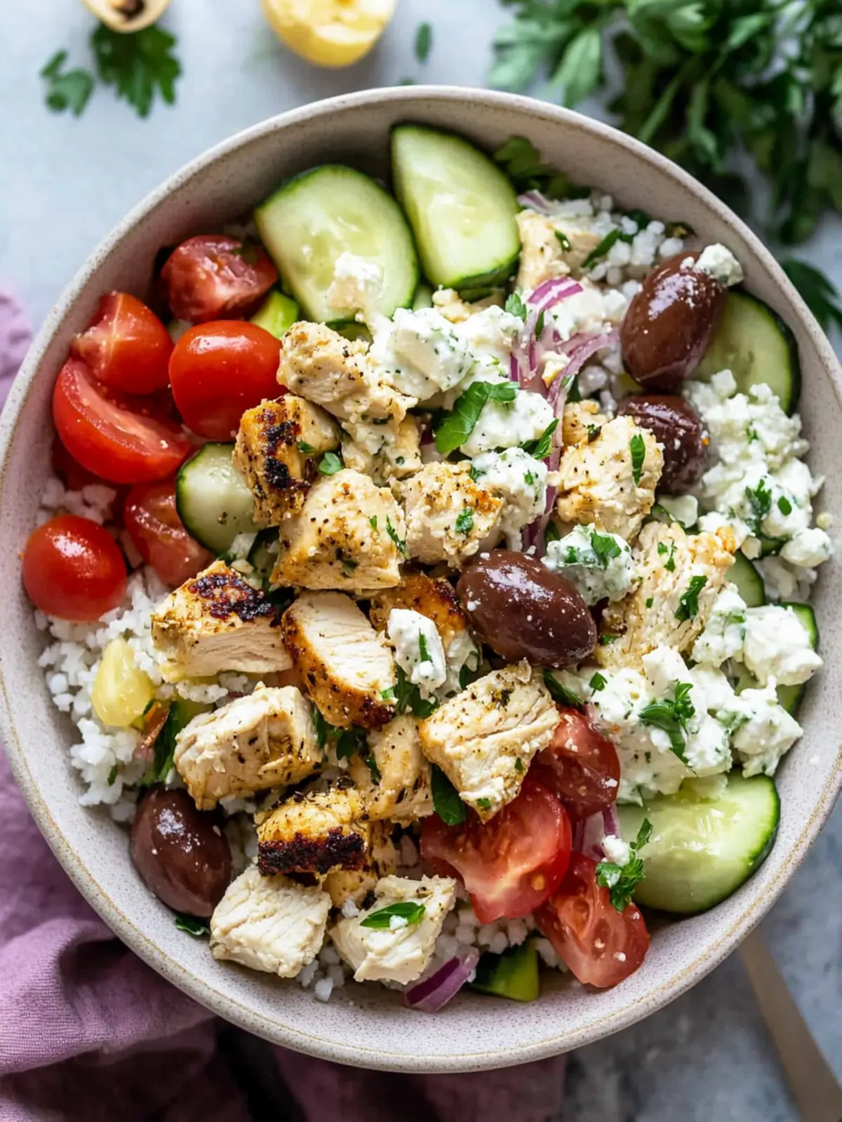 Delicious Greek Chicken Bowl Recipe for Meal Prep Magic 2 Greek Chicken Bowl Recipe