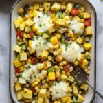 Sheet Pan Sweet Corn Summer Squash Breakfast Hash