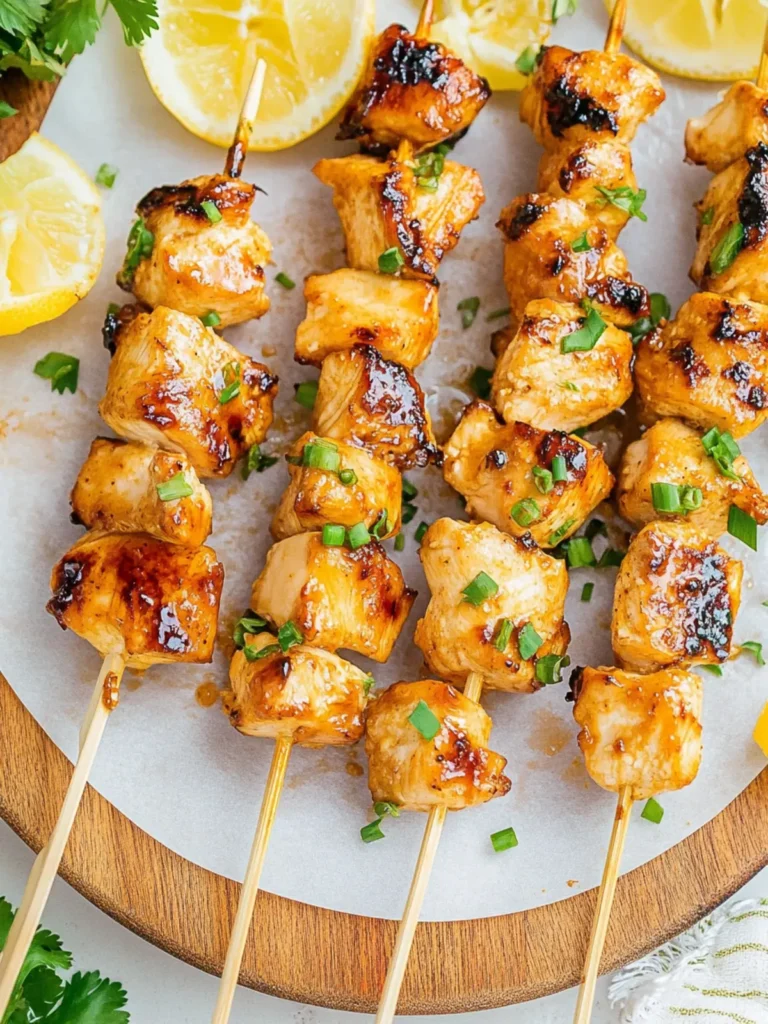 Hawaiian Chicken Kabobs