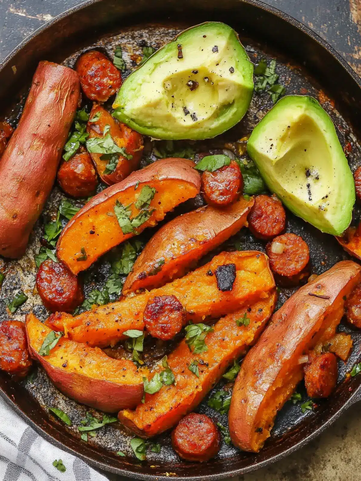Sweet Potatoes with Sausage: A Hearty One-Pan Delight 3 Sweet Potatoes with Sausage