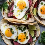 Grilled Steak and Egg Tacos