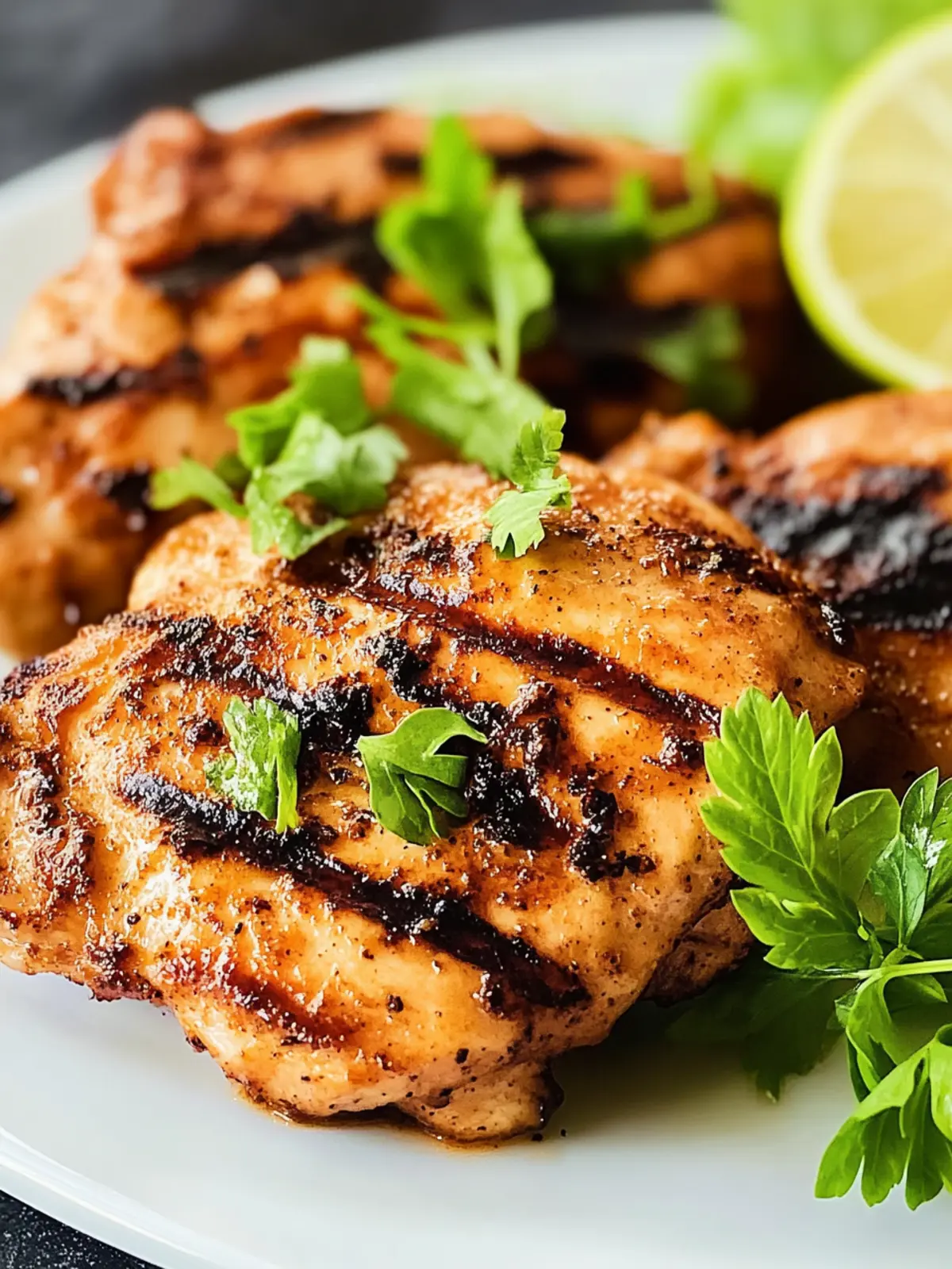 Grilled Boneless Skinless Chicken Thighs