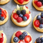 Fruit Pizza Cookies with Berries: A Summer Delight to Share 4 Fruit Pizza Cookies with Berries