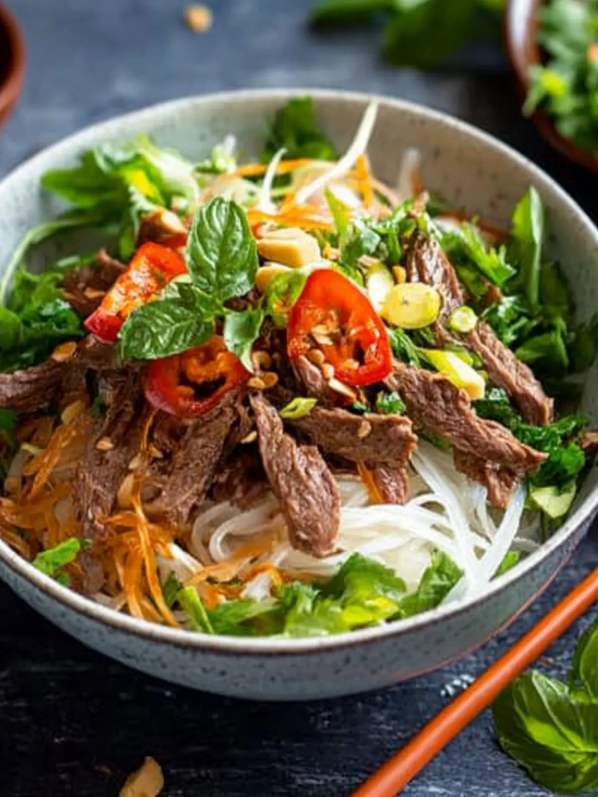 Delicious Vietnamese Beef Noodle Salad Ready in 30 Minutes 4 Vietnamese Beef Noodle Salad
