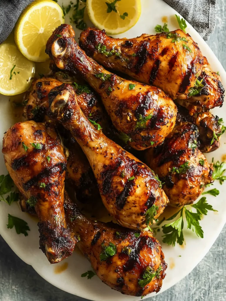 Easy Grilled Chicken Drumsticks