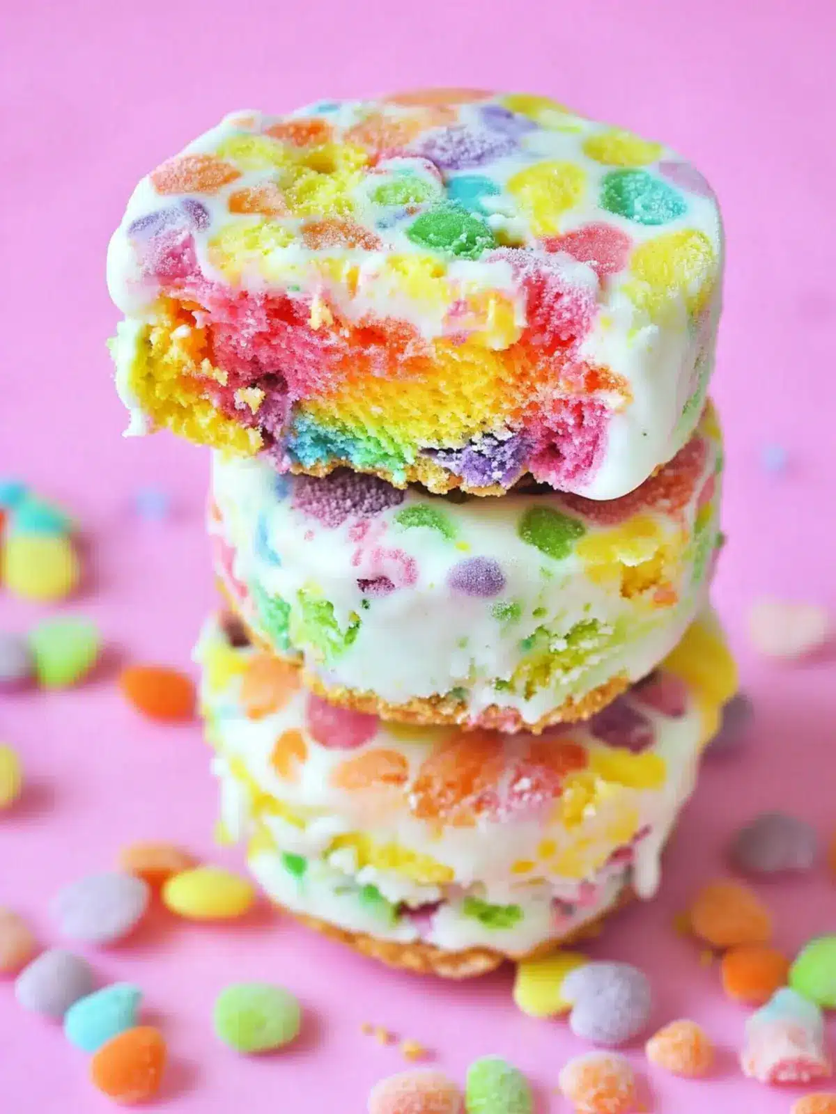 The Best Rainbow Ice Cream Sandwich: A Fun Summer Treat 4 The Best Rainbow Ice Cream Sandwich