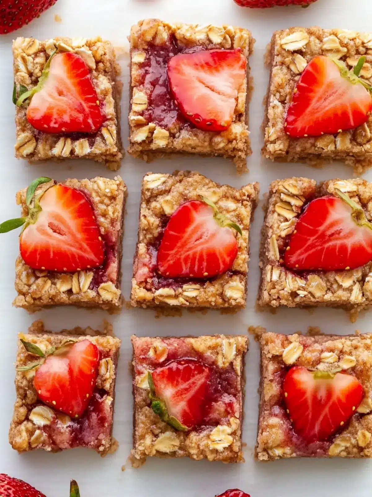 Delicious Strawberry Oatmeal Bars for Guilt-Free Snacking 4 Strawberry Oatmeal Bars