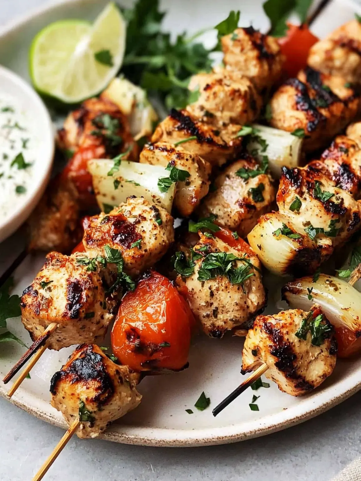 Greek Chicken Kabobs