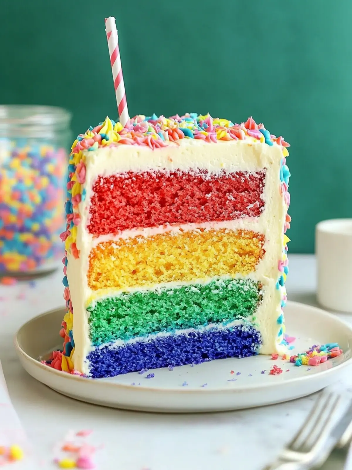Rainbow Layer Cake
