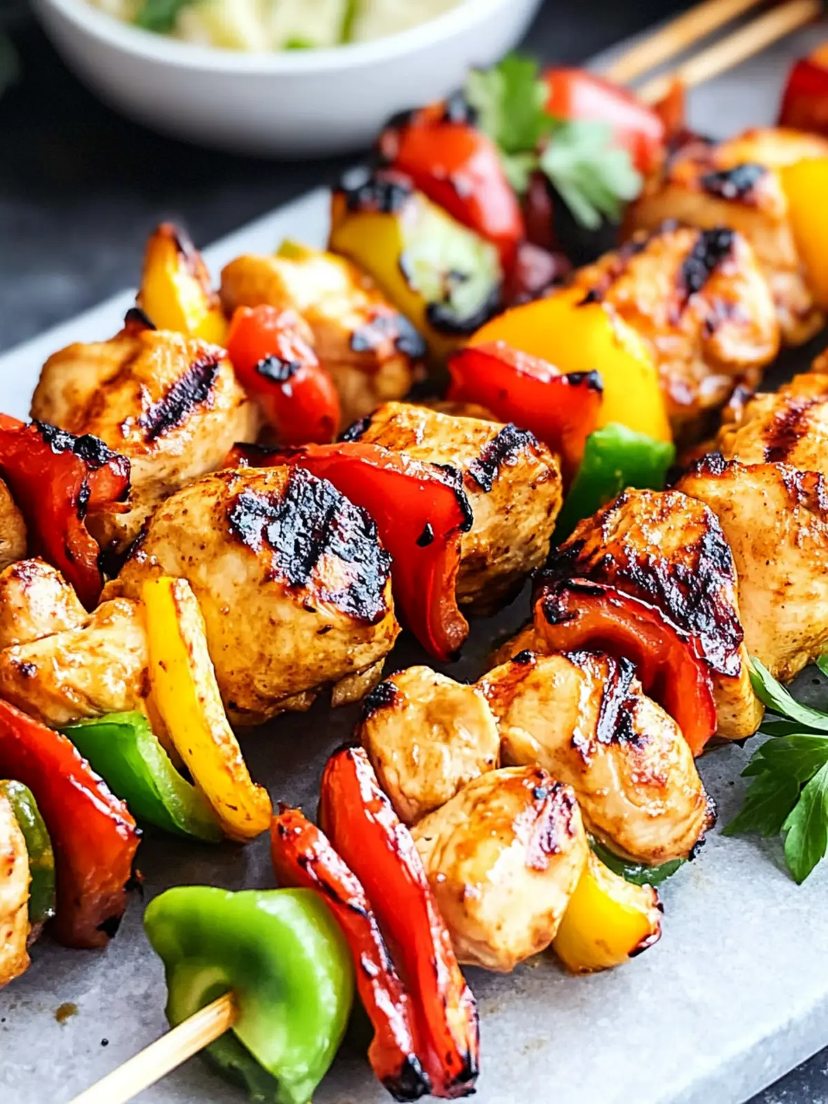 Hawaiian Huli Huli Chicken Kebabs
