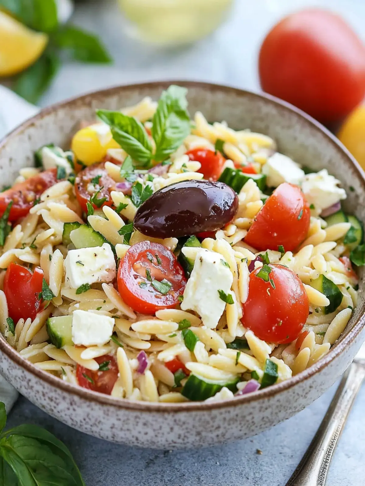 Greek Orzo Salad