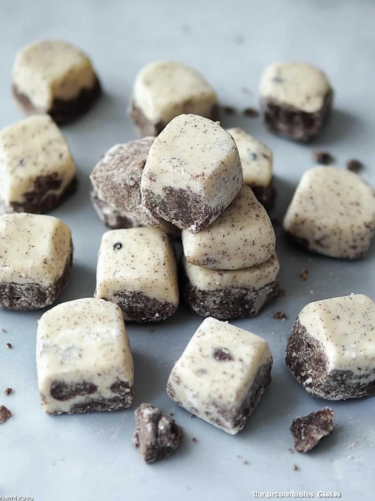 Cookies and Cream Fudge Rocks