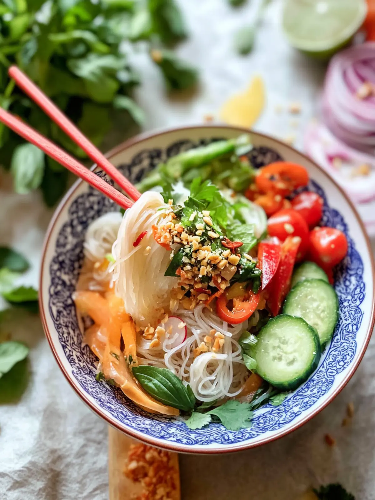 Thai Vermicelli Noodle Salad: A Fresh Twist for Any Celebration 5 Thai Vermicelli Noodle Salad