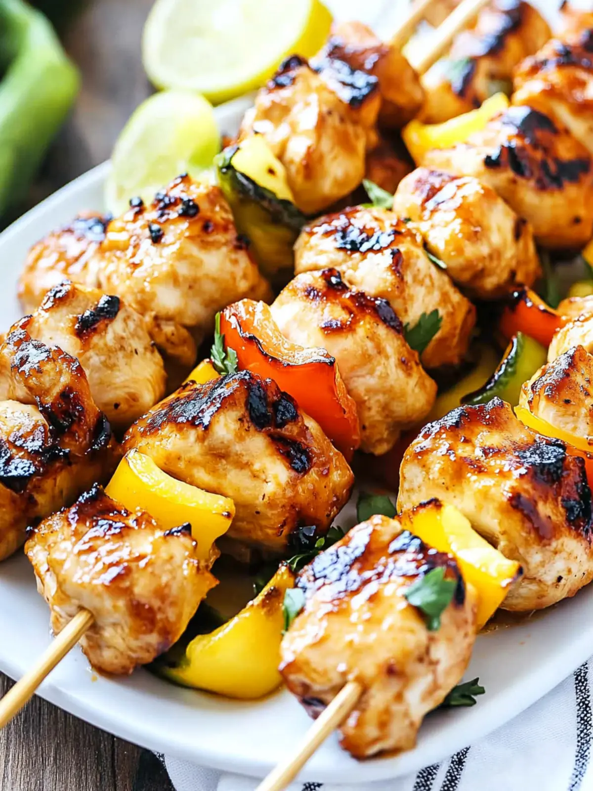Hawaiian Huli Huli Chicken Kebabs