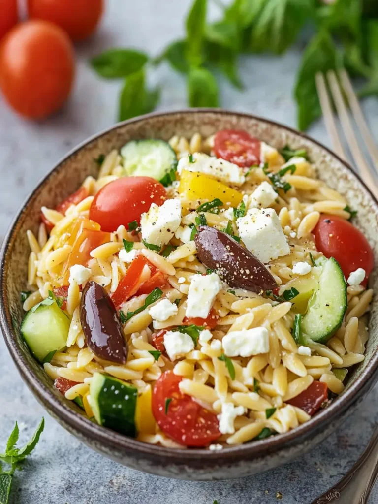 Greek Orzo Salad