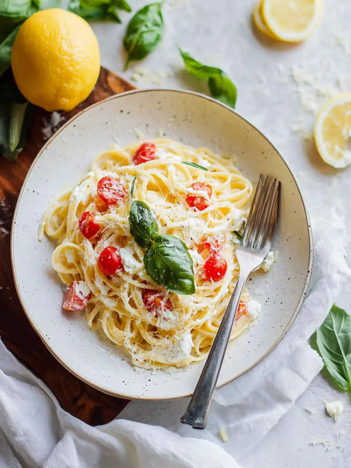 Lemon Ricotta Pasta