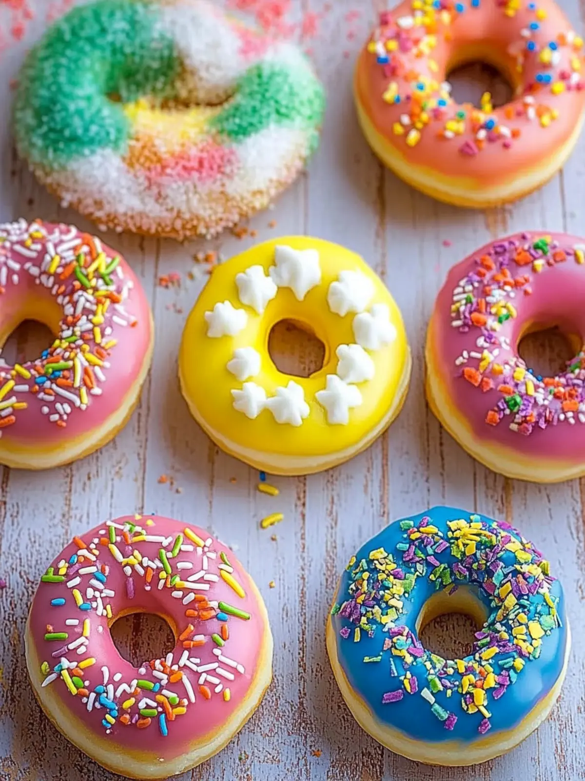 Rainbow Donuts