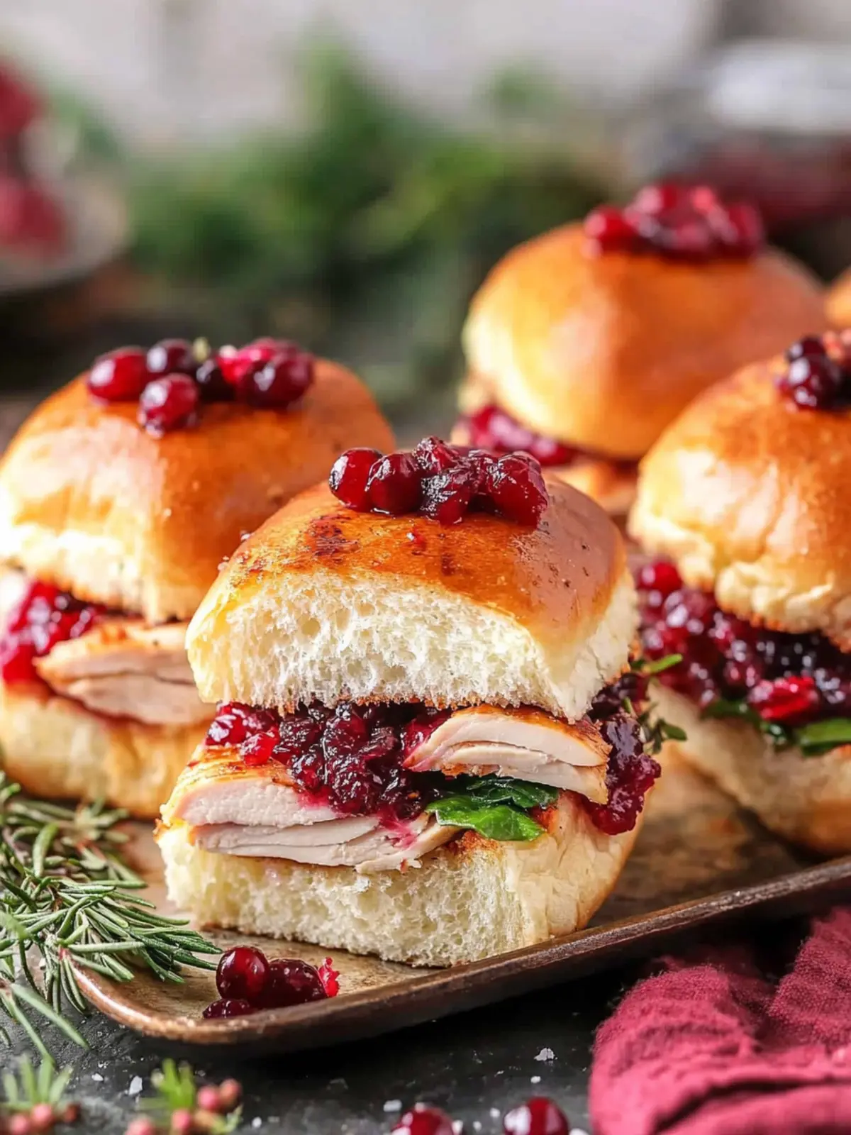 Delectable Sweet and Savory Turkey Cranberry Sliders to Savor 3 Sweet and Savory Turkey Cranberry Sliders