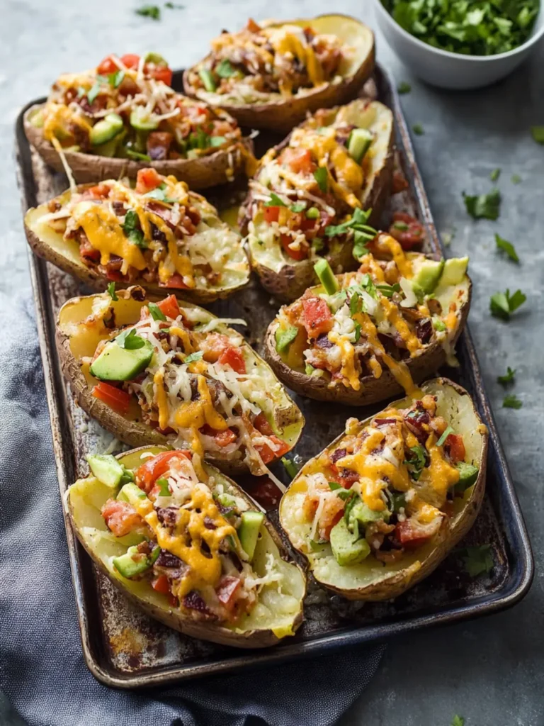 Easy Big Mac Potato Skins