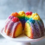 How to Make a Rainbow Bundt Cake
