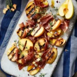 Grilled Apples with Prosciutto and Honey