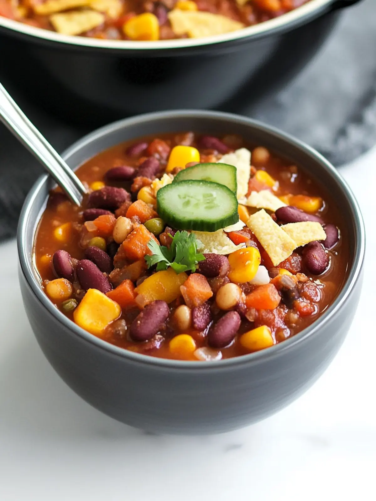 Hearty Easy Slow Cooker Vegan Chili for Cozy Nights 5 Easy Slow Cooker Vegan Chili