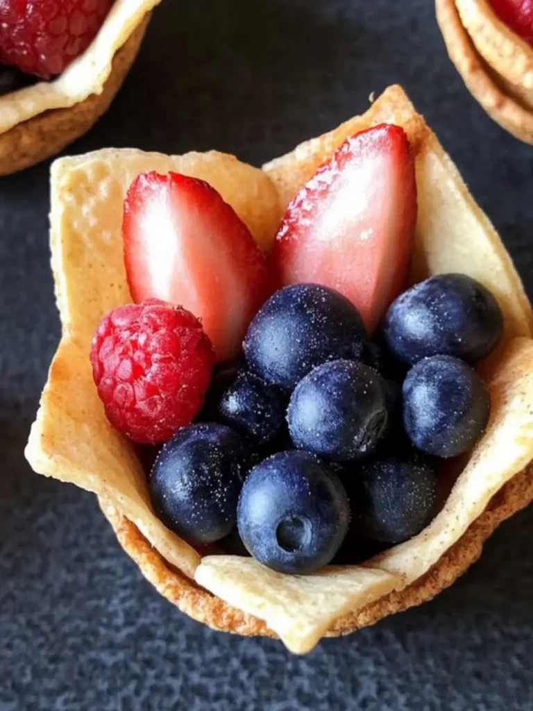 Red White & Blue Tortilla Cups