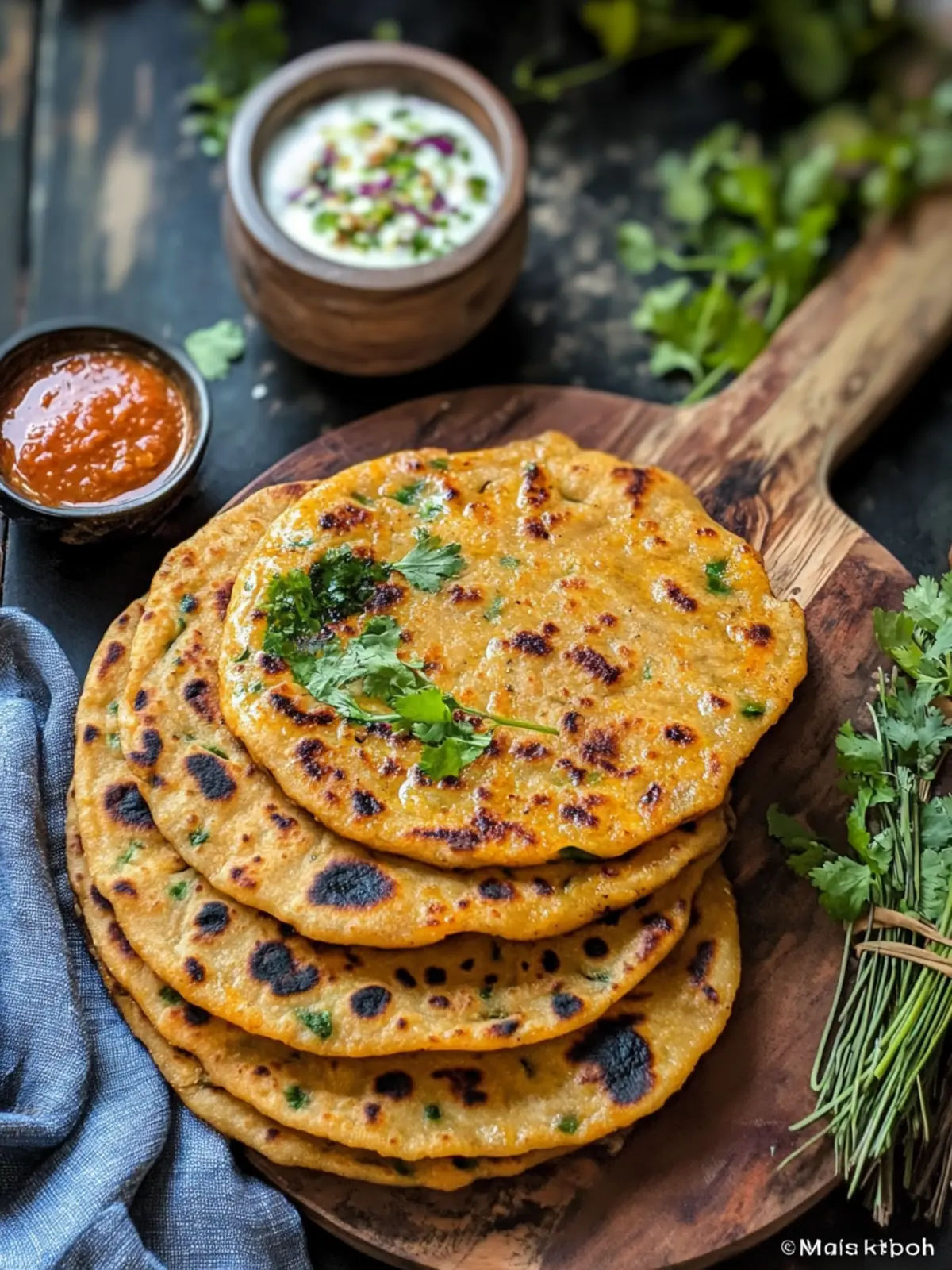 Delicious Missi Roti: A High-Protein Indian Comfort Food 4 Missi Roti