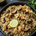 Chettinad Mushroom Pulao