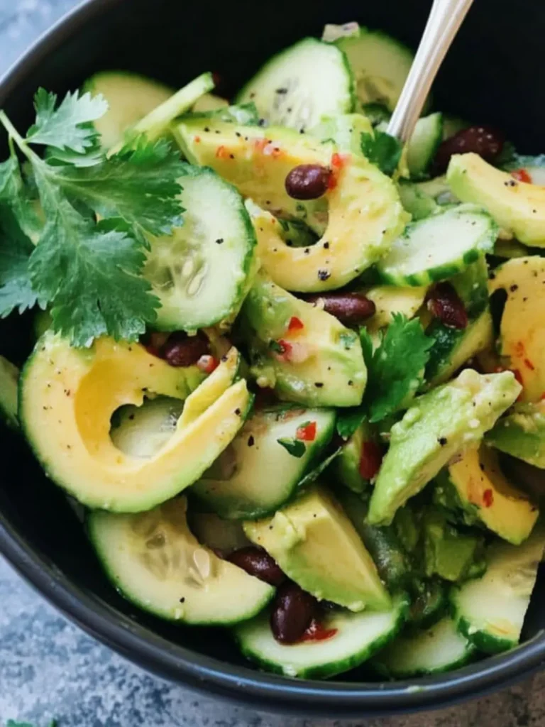Cucumber Avocado Salad