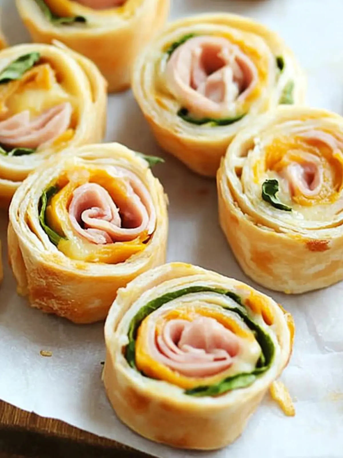 Ham and Cheese Pinwheels