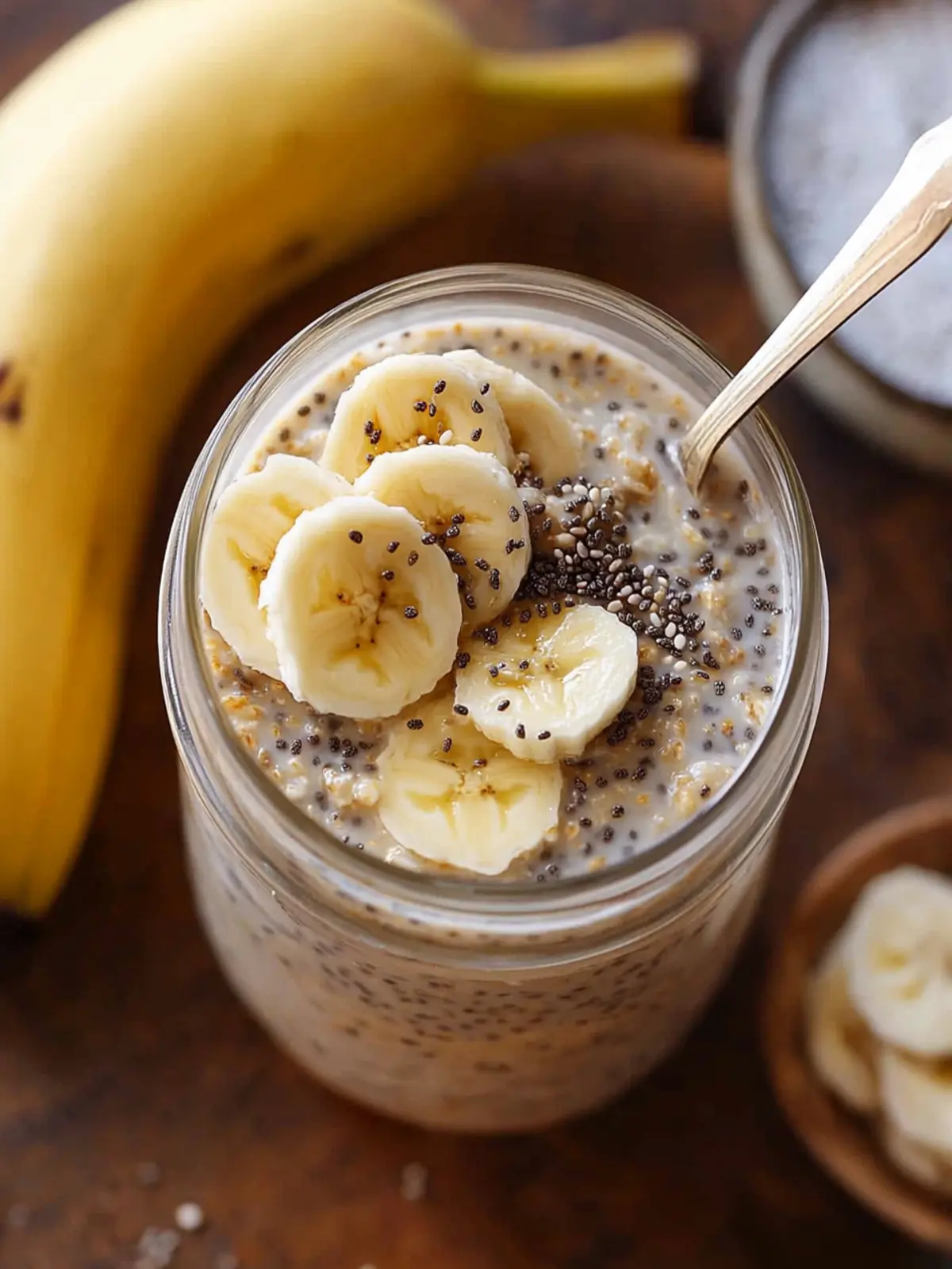 Delicious Banana Chia Overnight Oats for Busy Mornings 3 Banana Chia Overnight Oats