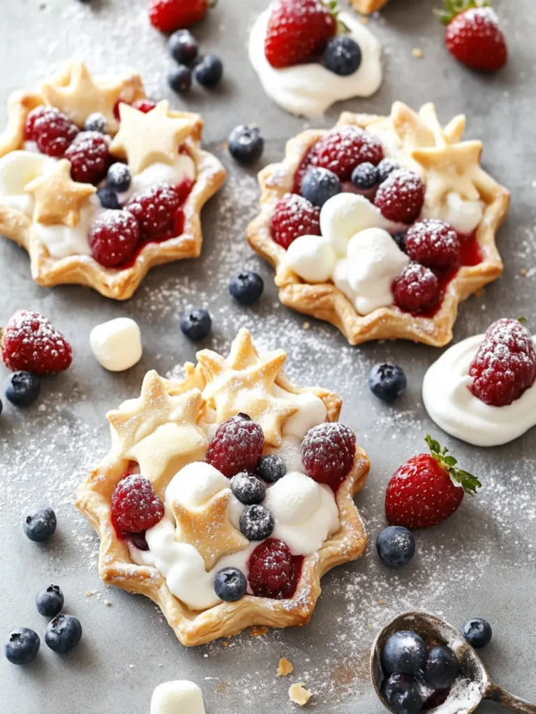 Starstruck Berry Marshmallow Pies