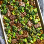 15-Minute Sheet Pan Beef and Broccoli: Fast, Healthy Delight 9 15-Minute Sheet Pan Beef and Broccoli