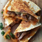 Ultimate Caramelized Onion & Steak Quesadilla Delight 10 Caramelized Onion & Steak Quesadilla