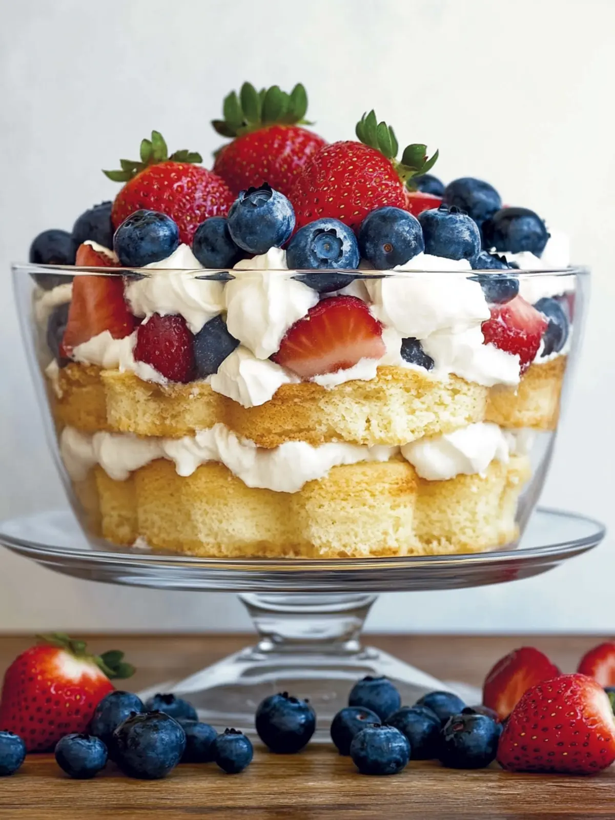 Blueberry Strawberry Shortcake: A Layered Family Dream Dessert 2 Blueberry Strawberry Shortcake - A Family-Sized, Layered Take on the Classic