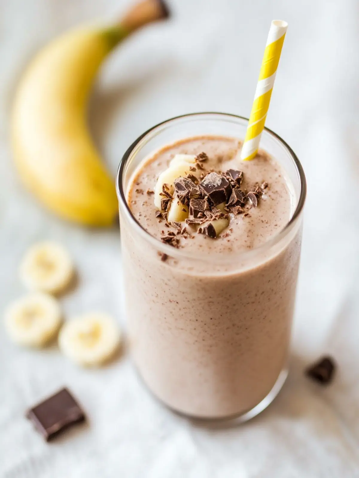 Chocolate Banana Peanut Butter Protein Shake